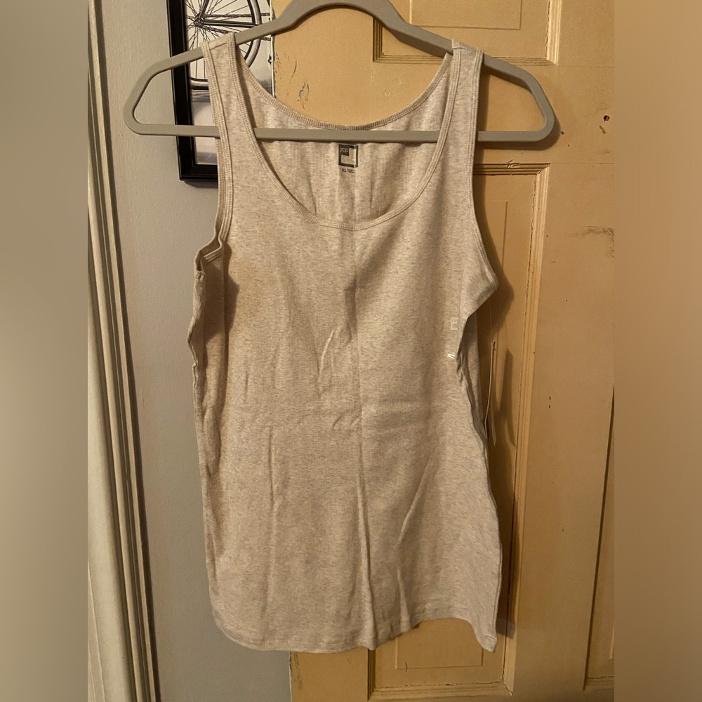 Oatmeal heather tank top